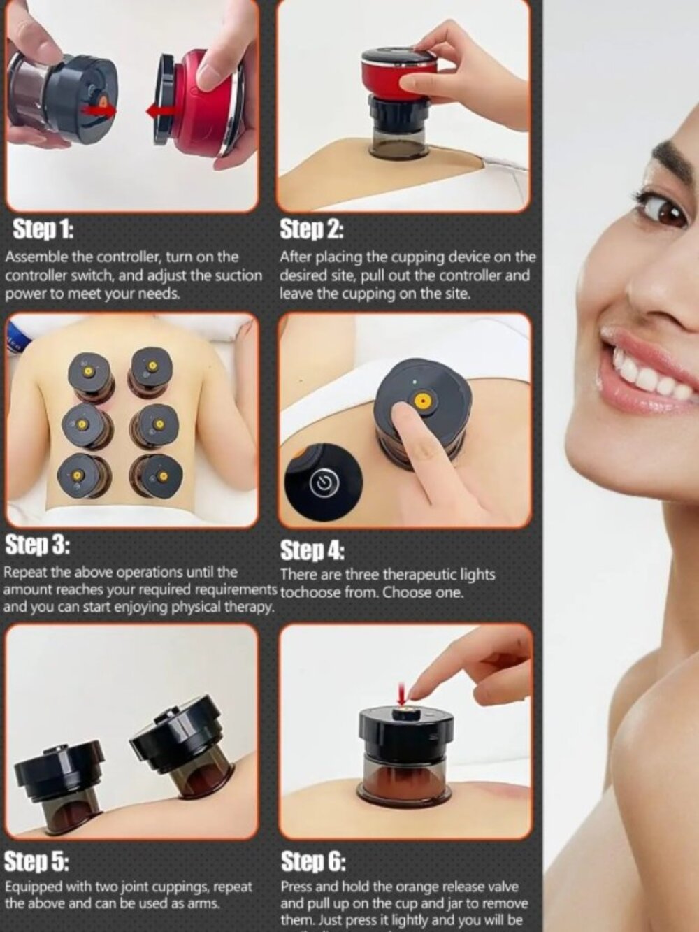 Wireless Cupping Massage Device - Picture 4 of 6